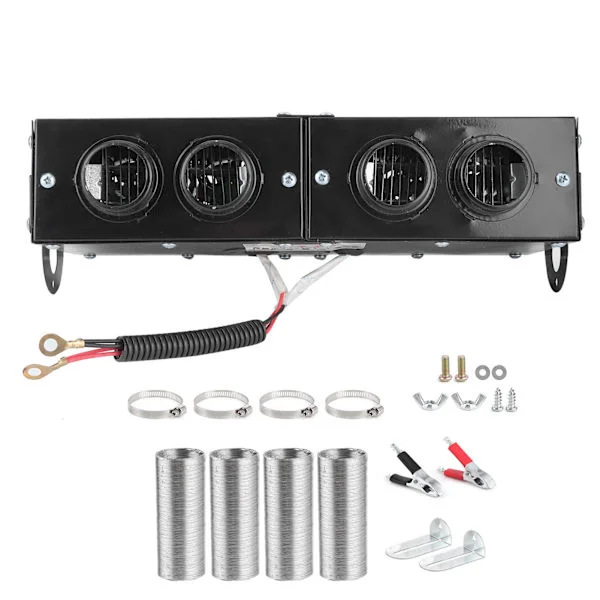 12V 800W Bilvarmer Avfukter Avfukter 4-hulls varmevifte
