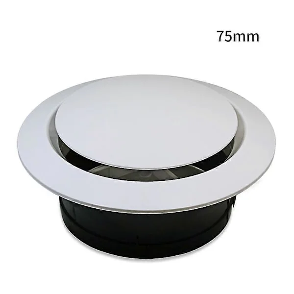 Ilmanvaihtoventtiilin kansi Ilmanpoistoilmasuutin 100mm 150mm Ilmastointiputki Kodin ilmanvaihto Säädettävä säleikkö