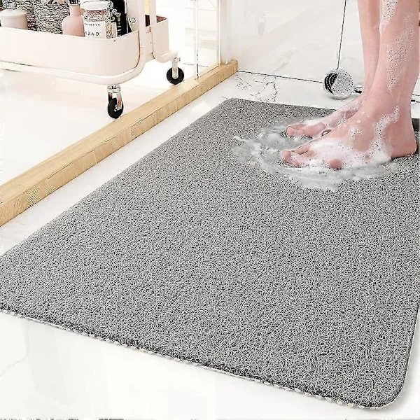 43cm*76cm Sklisikker Badematte, Badekar Dusjmatte, Loofah PVC Baderomsmatte For Våte Områder, Hurtigtørkende