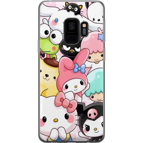 Kompatibelt Mobilskal till Samsung Galaxy S9 Färgglatt motiv med populära kawaiifigurer i söt och lekfull stil