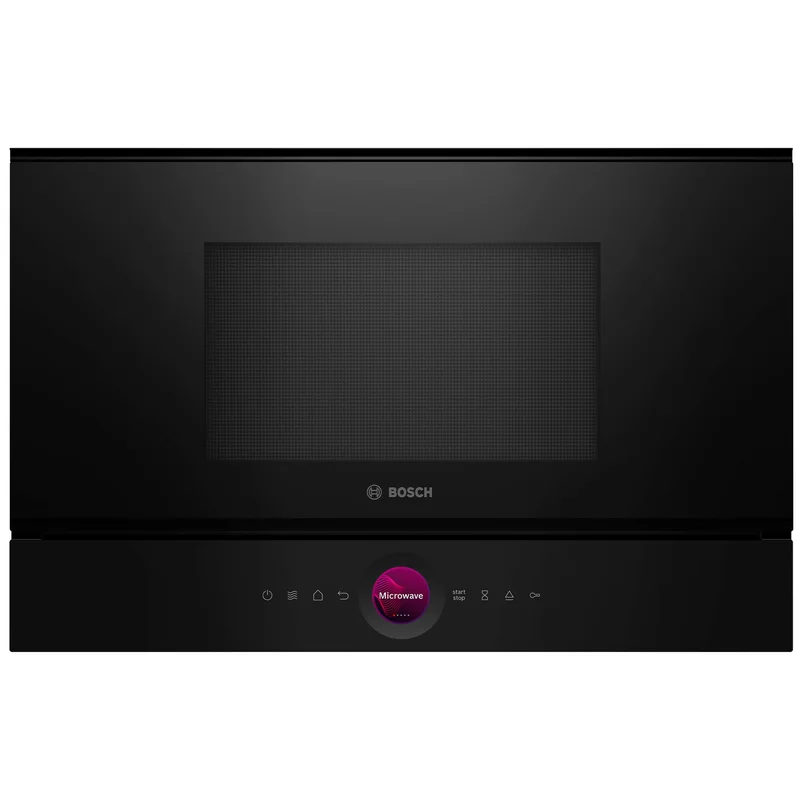 Bosch BFL7221B1 Serie 8 indbygningsmikroovn, sort | KitchenOne