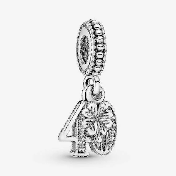 925 Sterling Sølv Charms Perler til Pandora Armbånd - 18 21 30mm Fejringsvedhæng - Smykker til Kvinder