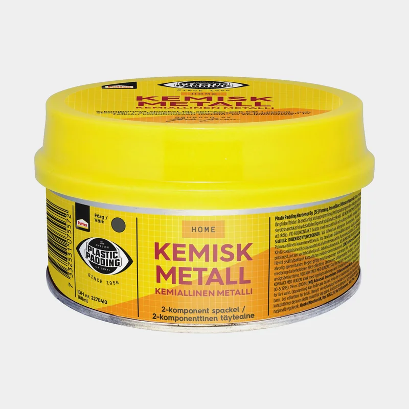 Metallspackel Plastic Padding Kemisk Metall, 180 ml