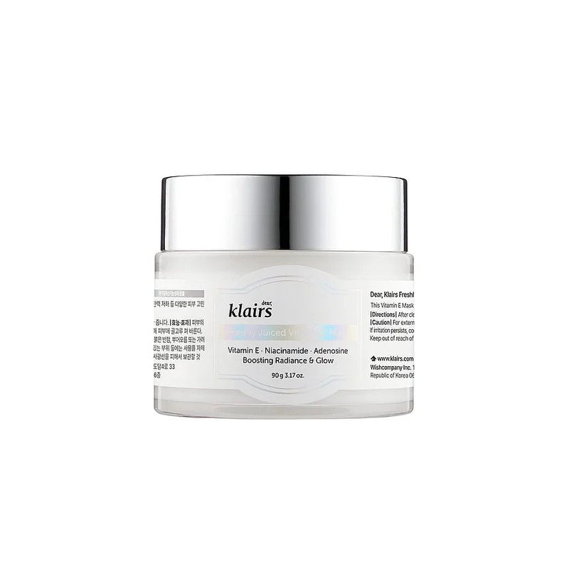 KLAIRS Freshly Juiced Vitamin E Mask 90 ml, Hudpleje, Masker, Sheet Masker