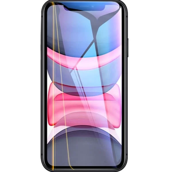 【DT】2 st. härdat glas för iPhone 11 och iPhone XR, skärmskydd - luftbubbelfritt - ultraresistent (ultratransparent)