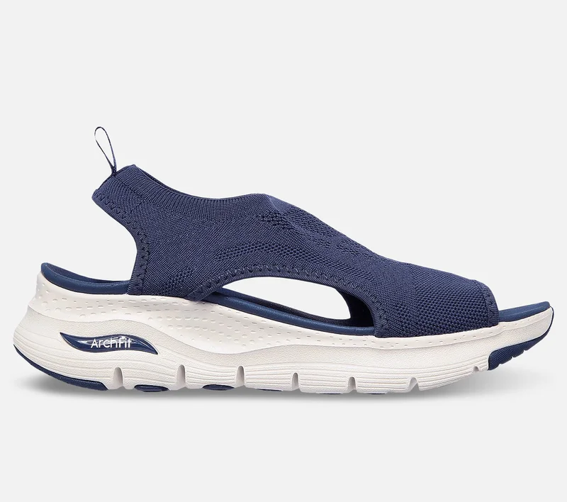 Skechers Arch Fit City Catch, str. 39 - Damesandal, navy - Støttende svangstøtte og åndbar