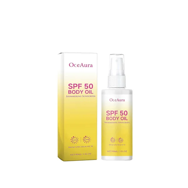 Helkropps sololje med vitamin E og kokosnøtt fuktighetskrem Bredspektret UV-beskyttelse, vannavstøtende, nærende og anti-aldrende solkrem spray