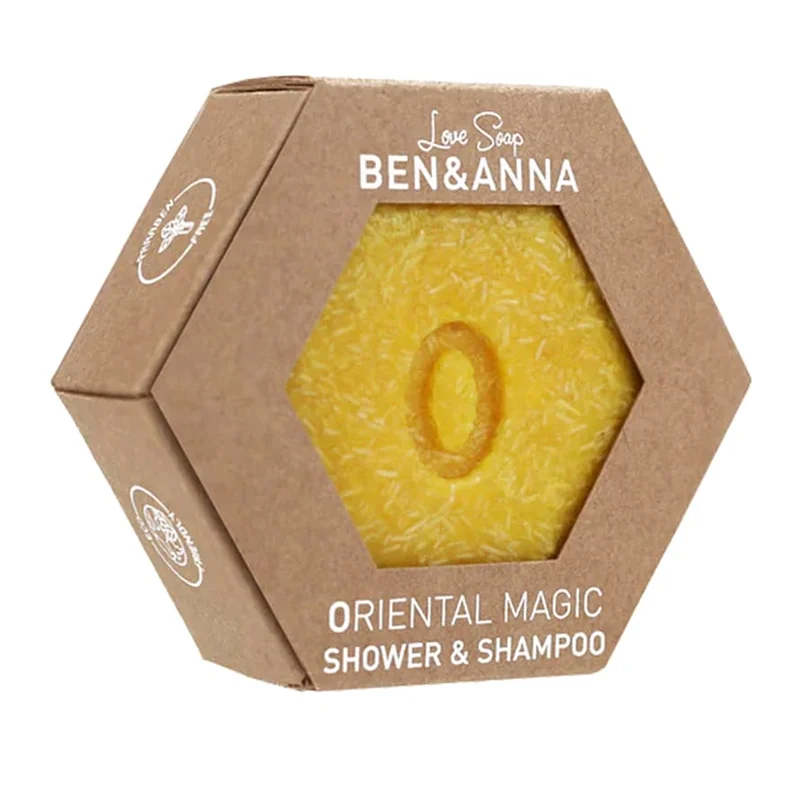 Ben & Anna Shampoo & Shower Bar Oriental Magic 60 g, Hår, Shampoo, Hårshampoo