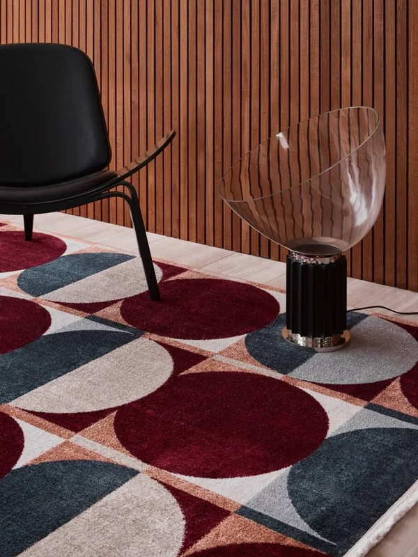 Jeff Wasbaar 140X200 Klein Rood Vloerkleed