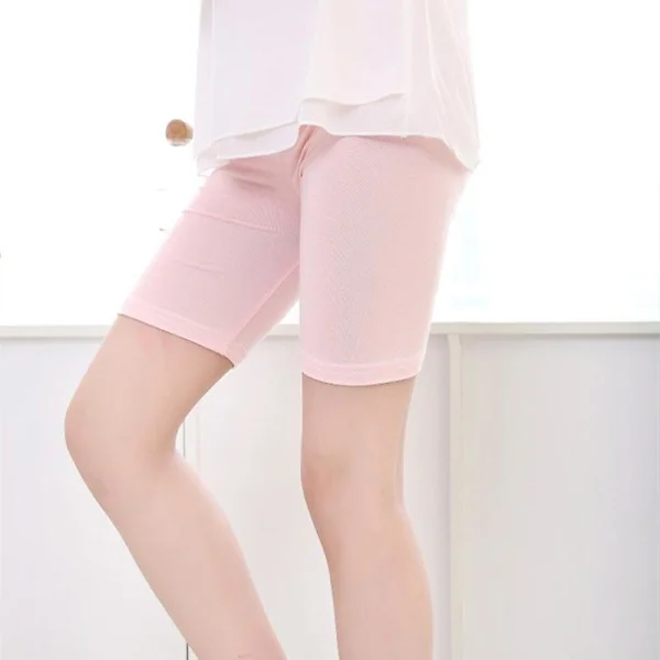 Barn Sommar Shorts Flickor Spets Säkerhetsbyxor Barn Trosor Flickor Underkläder Leggings Baby 3-10 år Tonåring Solid Boxer Short Z
