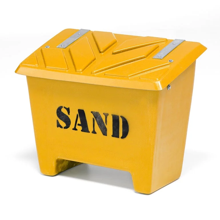 Sandboks, 130 liter, gul