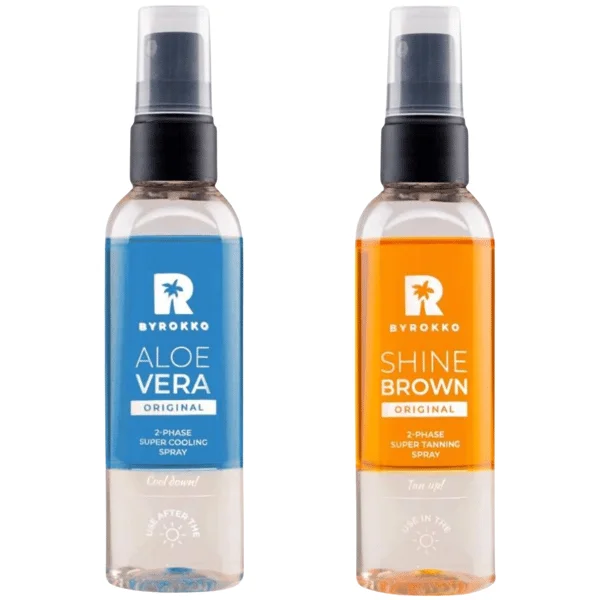 Byrokko Aloe Vera + Shine Brown Tanning Spray