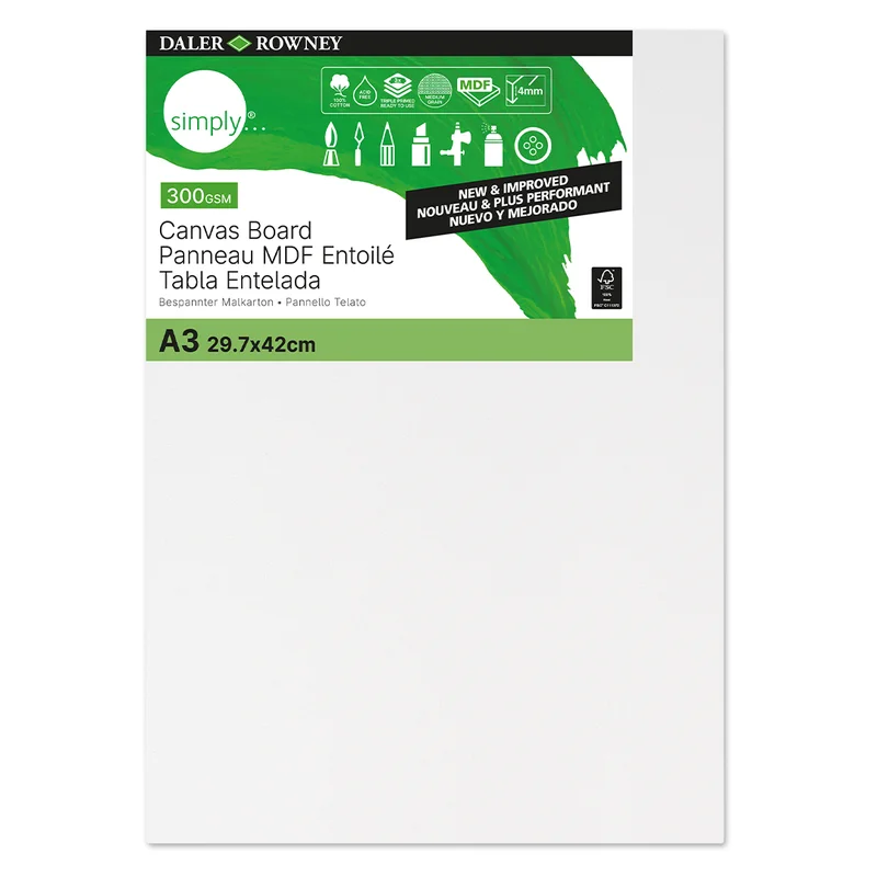 Daler-Rowney Maleplate Bomull A3