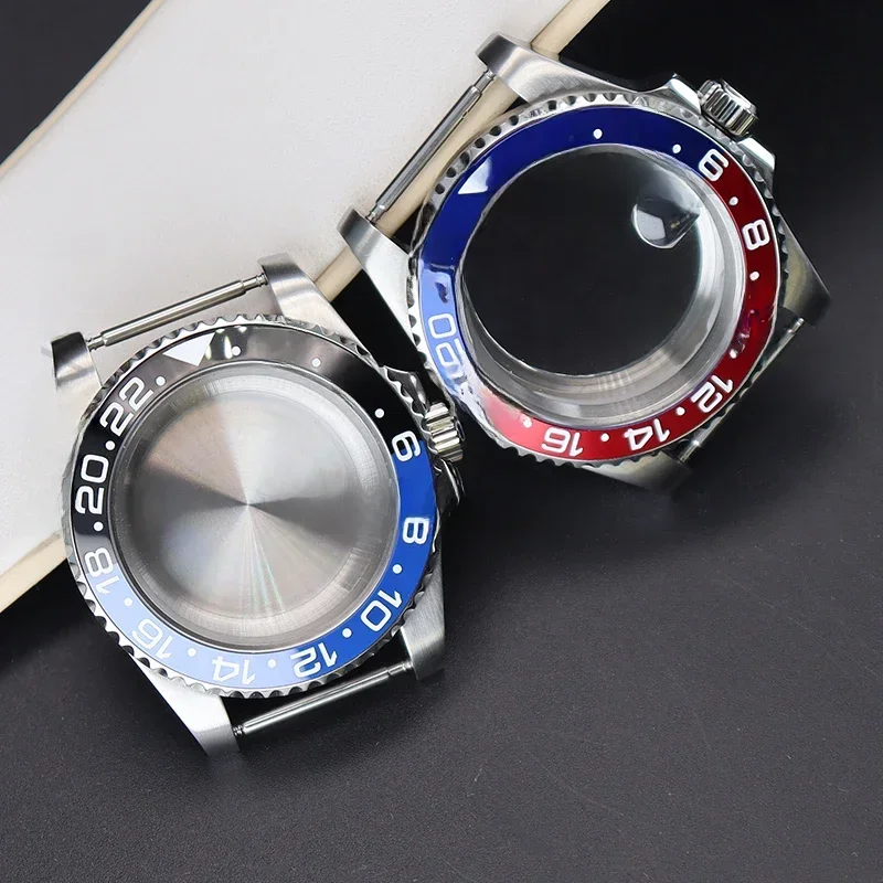 AliExpress - Boîtier de montre 40mm gmt-master pour Seiko nh34 nh35 nh36/38 Miyota 8215 Eta 2824, mouvement 28.5mm, cadran étanche, insertion de 