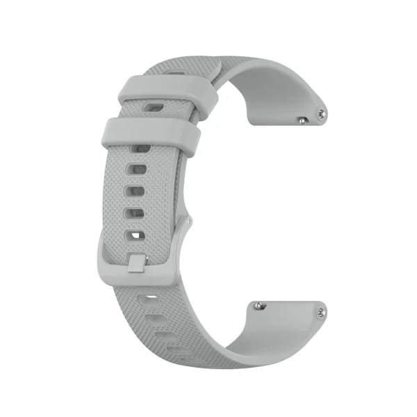 Klockarmband silikon Garmin Venu 2S, Garmin Vivomove 3S Grey Garmin Venu 2S, Garmin Vivomove 3S, Garmin Move 3S, Garmin Vivoactive 4S, Garmin Active S