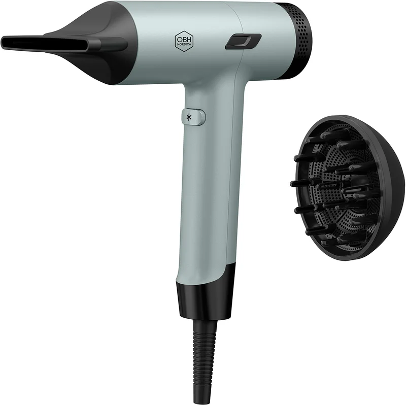 OBH Nordica Tiny BLDC Hairdryer - Kompakt och kraftfull hårfön med ionteknologi