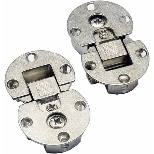 Furniture Hinges, 2 Pcs Cabinet Door Hinges, for Cabinet Doors, Bookcases, Kitchen Cabinet Doors