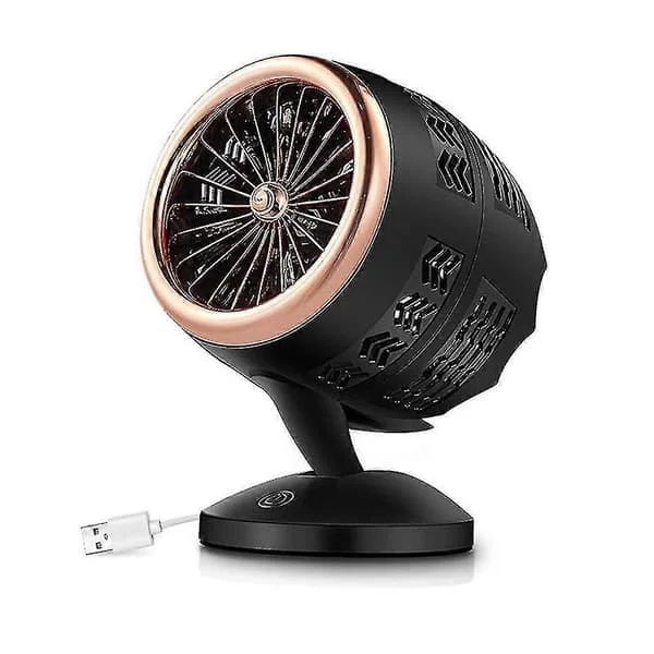 350W Mini USB Bærbar Ventilator, Kontor Skrivebord To-Blads Køleventilator, Bedste Gave til Hjemmebrug (FMY)