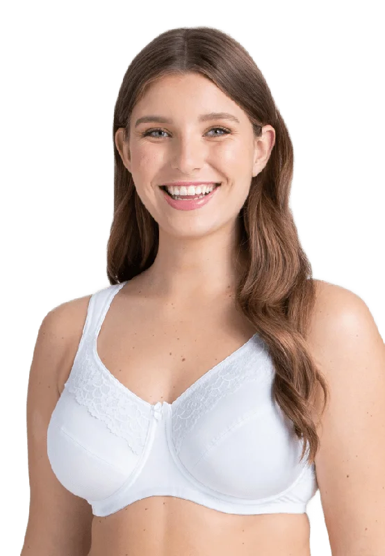 Miss Mary of Sweden Cotton Now Minimizer Bh Med Bygel Dam Vit 95d