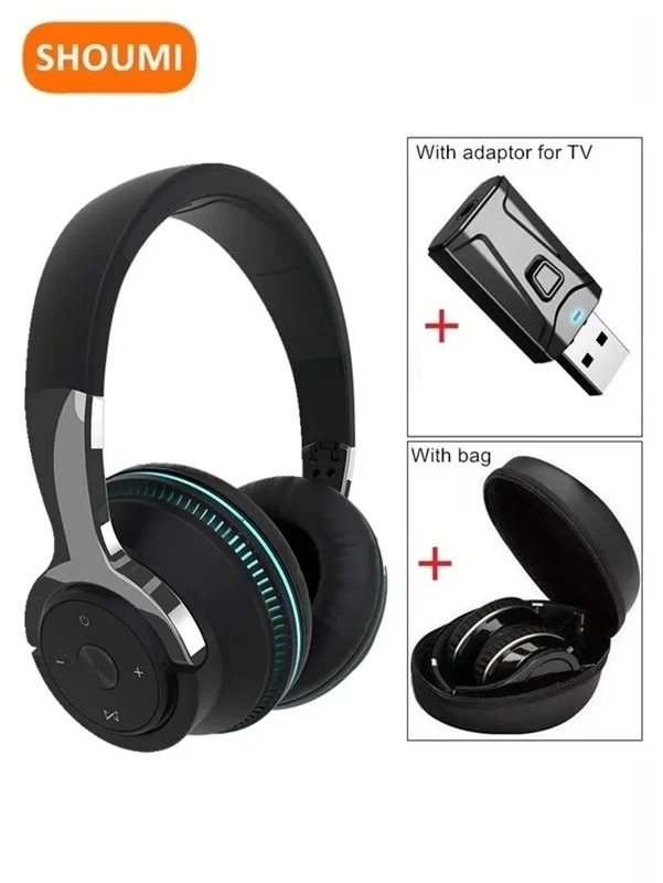 AliExpress - Casque TV casques sans fil 24 Endurance casque Bluetooth PC tablette adaptateur Bluetooth sac de transport étanche jeu avec micro