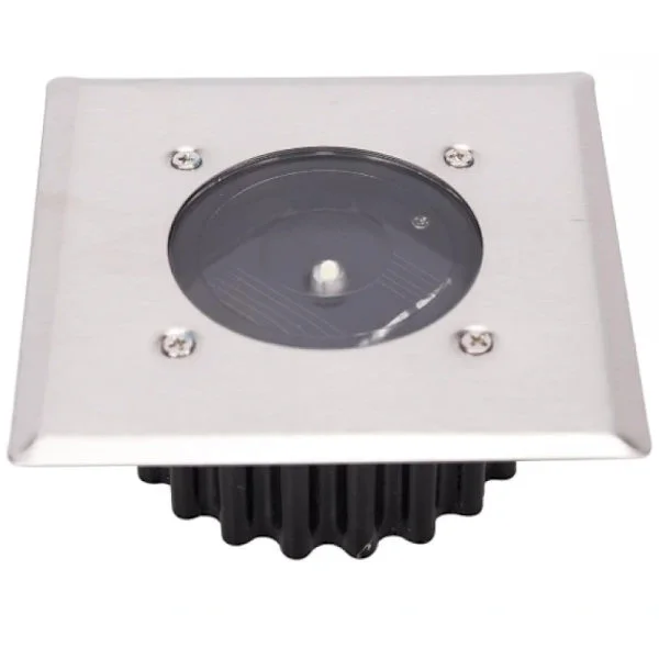/EA/ LED Solcellslampa för Marken 1-pack, Utomhusbelysning, Gatubelysning, Nedgrävd Lampa, Vattentät IP65 (Kallvit)