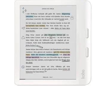 Kobo-Libra Colour - White-Vanntett lesebrett på 7" med fargeskjerm-Handheld computers-Lesebrett