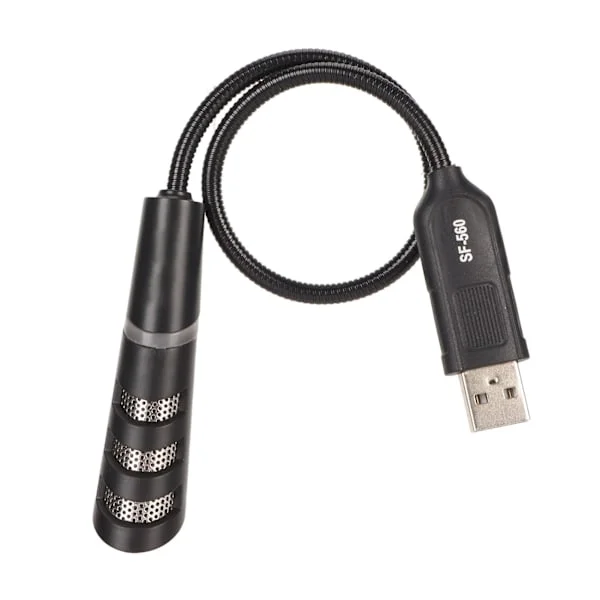 Mini USB-mikrofon Støjreduktion One Button Mute Design Drive Free USB Gooseneck-mikrofon til bærbar stationær computer