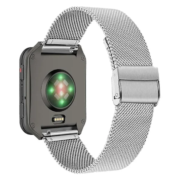 För Garmin Venu X1 Klockarmband Milanese Rostfritt Stålband med Spänne - Svart (FMY) Flerfärgad