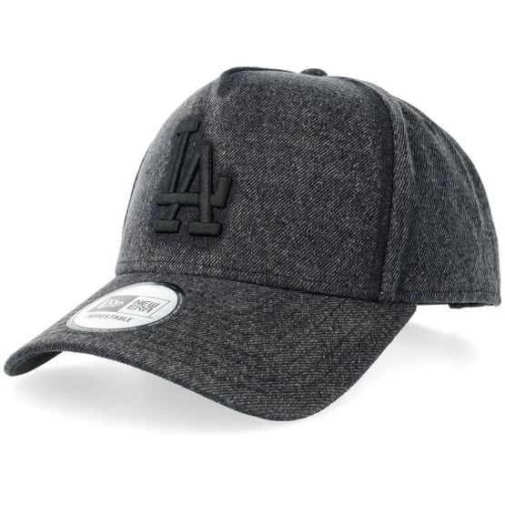 New Era - MLB Musta adjustable Lippis - Los Angeles Dodgers Denim Washed Black A-frame Adjstable @ Hatstore