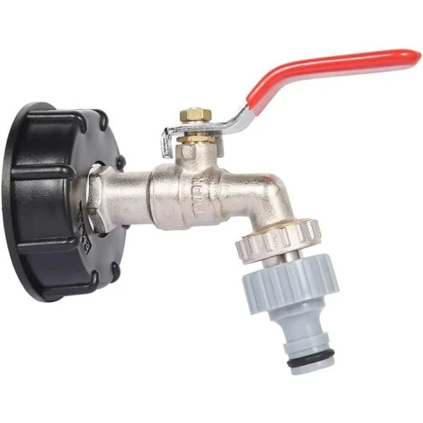 IBC Tank Adapter S60X6 Ersättningsventilanslutning 1/2 " slang-FA7-