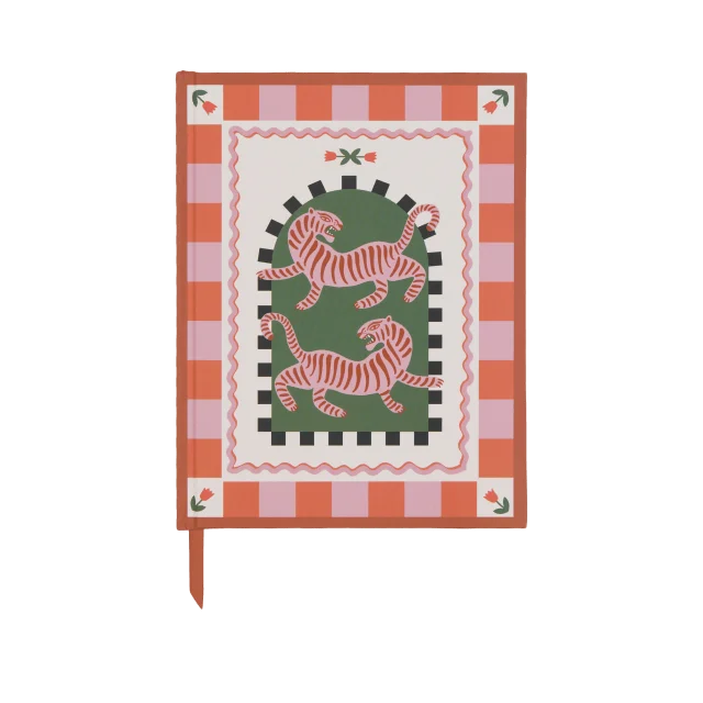 DesignWorks Ink Skrivbok A5 Adopo - Tiger Kontor & papper Unisex ONESIZE