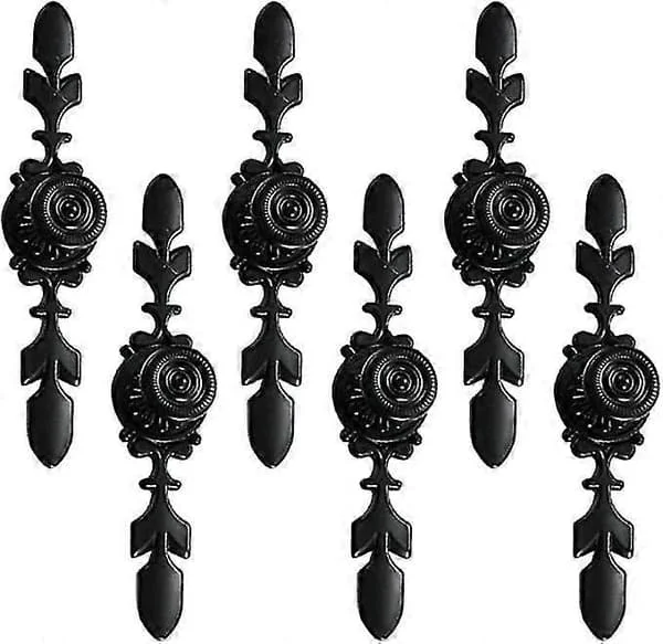 6 Stycken Dörrknoppar Handtag Knopp Skåp Drag Handtag Knoppar Möbelknopp Vintage Stil Handtag Knopp Vintage Lådhandtag med Skruvar