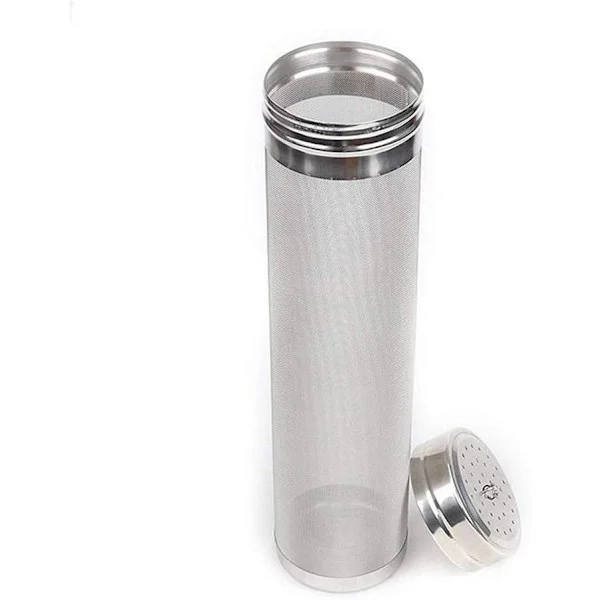 Beer Dry-Hopping Hop Filter, Stainless Steel Hop Filter, Micron Mesh Beer Filter Cartridge (7*29cm)