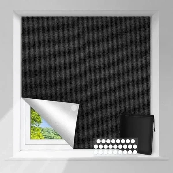 【BEMS】Mørkleggingsgardin Lysblokkerende Termisk Belagt Film Kompatibel med Hjemmekontor Soverom 150 x 240 cm