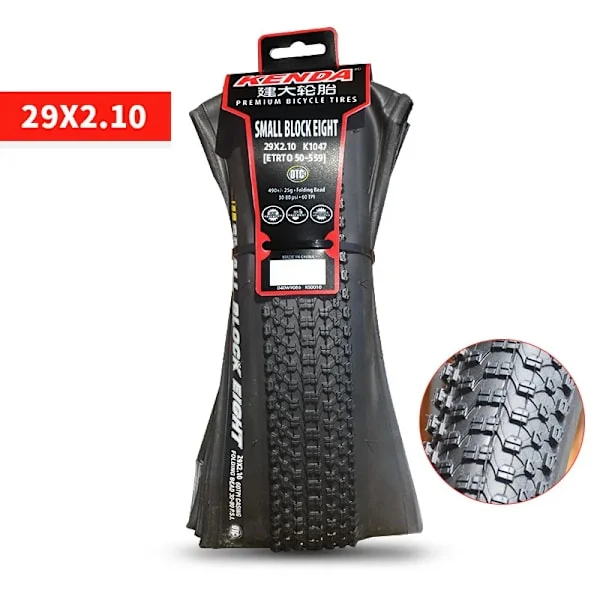 Kenda Mountain Bicycle Vikbart Däck K1047 26x1.95/2.1/2.35、27.5x1.95/2.1、29x1.95/2.1 Block MTB Delar för MTB Cykeldäck