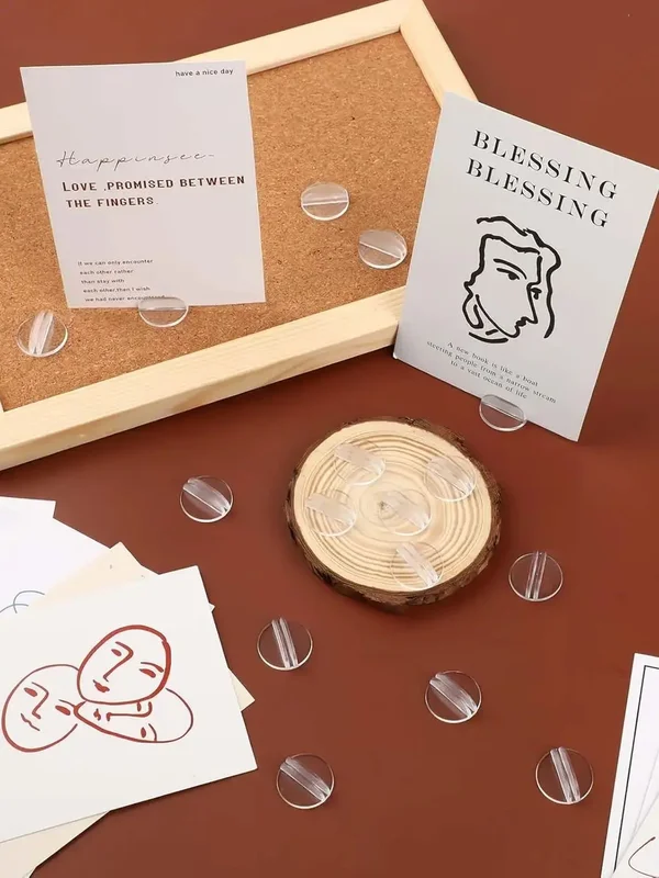 AliExpress - Mini supports de cartes, 10 à 50 pièces, porte-cartes, Bases miniatures en papier, Clips de planche en papier transparent pour numéros de