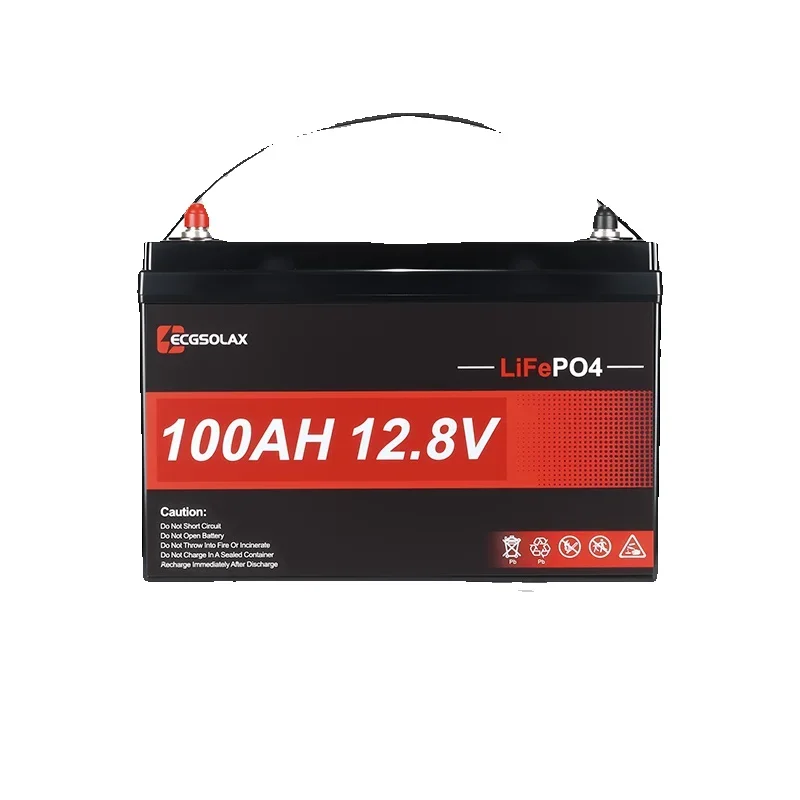 AliExpress - Batterie LiFePo4 ECGSOLAX 12V 100AH, pack lithium 100AH, BMS 100A pour onduleur de camping-car, batterie solaire au phosphate de fer et 