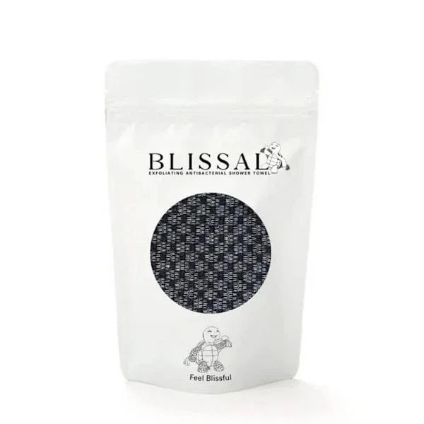 Blissal - Kuoriva Blissal-kylpypyyhe, Kuoriva Blissal-kylpypyyhe - Musta, 1 kpl