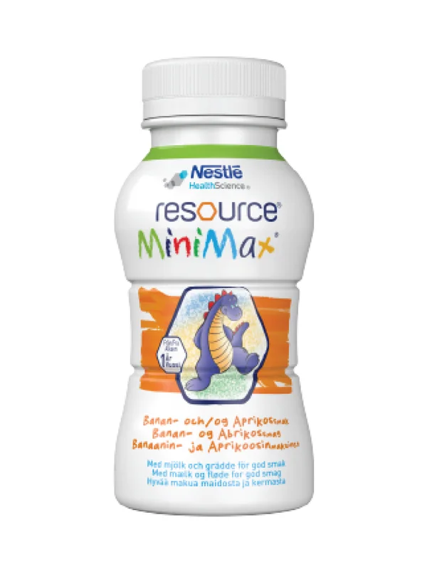Resource MiniMax næringsdrikk, Banan-aprikos, 2x200 ml