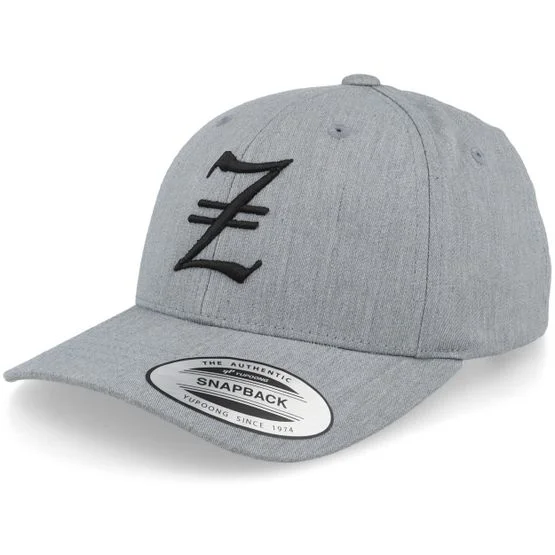 Kiddo Cap - Grey adjustable Czapka Z Daszkiem - Kids Z Letter 3d Heather Grey Adjustable @ Hatstore