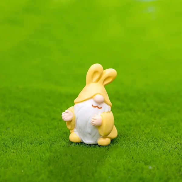Mini Påskdvärgar Figurin Miniatyr Prydnadssaker 3 3