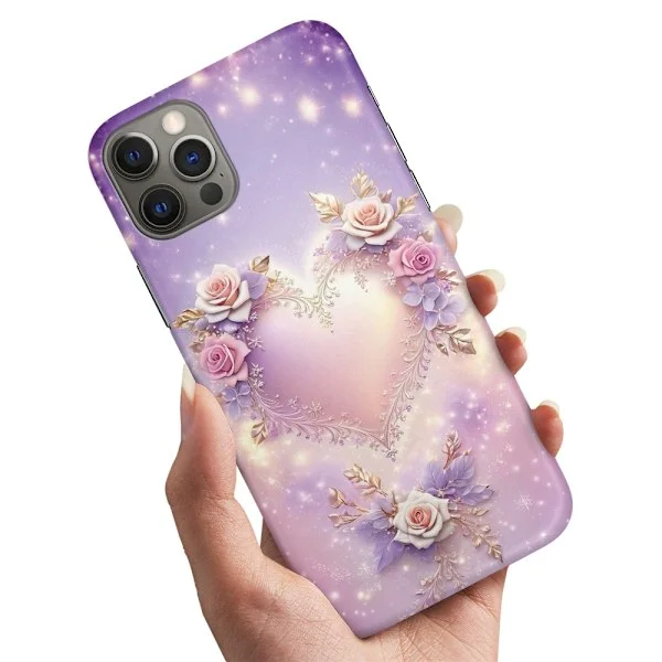 Skal / Mobilskal till iPhone 12 / 12 Pro - Heart