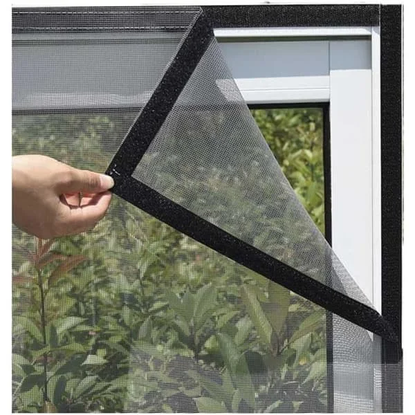 Vinduesmyggenet, selvklæbende myggenet til vinduer, justerbart net til insekter, transparent net til kat, myggenet (120150cm)