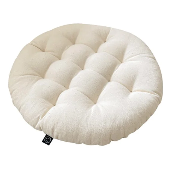 Round Chair Cushion - 1 White