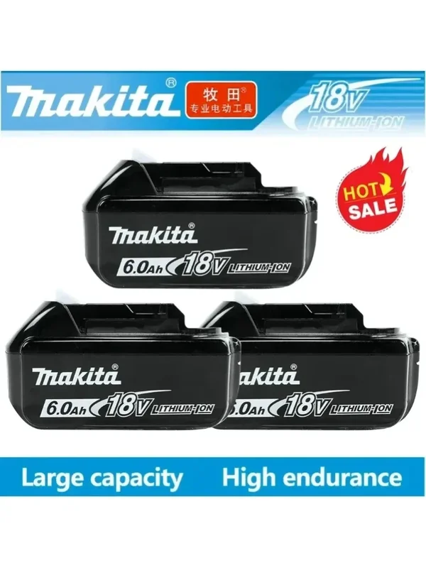 AliExpress - Makita 18V Akku Wiederaufladbarer Lithium-Akku, Ersatz für Makita 18V 6,0Ah BL1830, BL1850 Makita Elektrowerkzeug-Akku