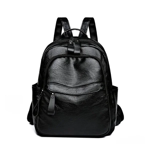 Stylish Black Backpack - Perfect for Everyday Use