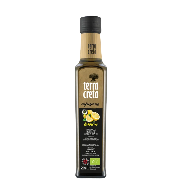 Terra Creta Ekologisk Extra Virgin Olivolja Citron 250 ml
