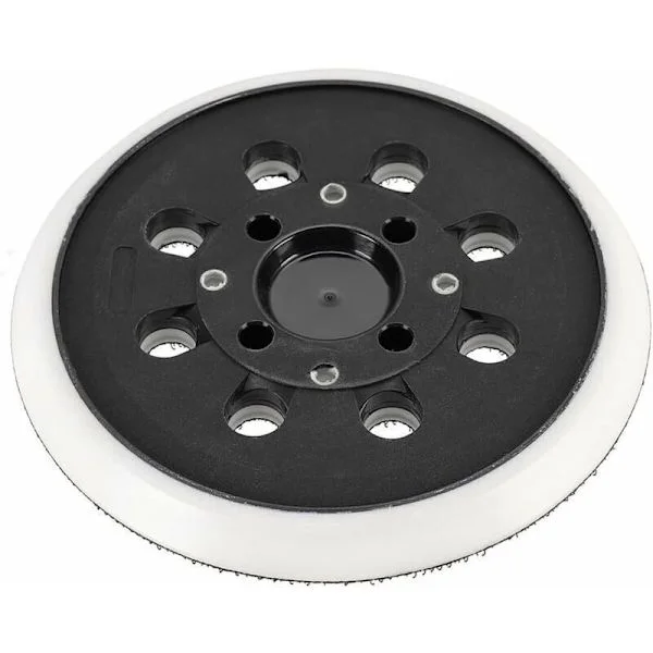 125 mm borrelås slipeplate kompatibel med Bosch PEX 300 AE 400 AE 4000 AE 125 mm eksentersliper fra Poweka.