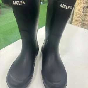 Svarta gummistövlar från Aigle