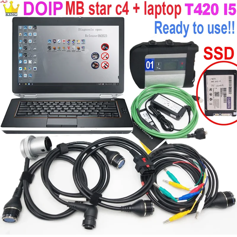 AliExpress - Outils de diagnostic WIFI DOIP c4 MB Star c4 DOIP plus SD Connect c4 avec fonction wifi, MB SD C4 SSD avec ordinateur portable T420 pour 
